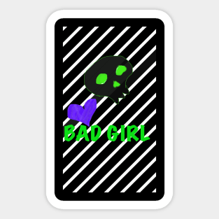 Bad Girl Sticker